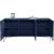 Collette 3-Door Sideboard with Stainless Steel Base