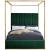 Jones Velvet King Size Canopy Bed
