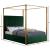 Jones Velvet Canopy Bed