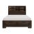Chesky Wood/Wood Veneer Storage Platform Bed, Queen Size