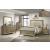 Dove Bedroom Set LED Bedroom Furniture with Wireless Charging & Gold Accents