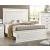 Eden Bedroom Set White & Dark Two-Tone Farmhouse Bedroom Furniture with Antique Hardware
