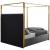Jones Velvet Canopy Bed