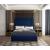 Jones Velvet King Size Canopy Bed