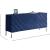 Collette 3-Door Sideboard with Stainless Steel Base