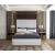 Jones Faux Leather Queen Size Canopy Bed