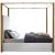 Jones Velvet Canopy Bed
