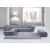 397 Italian Leather Left Hand Facing Sectional