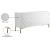 Collette 3-Door Sideboard with Gold Stainless Steel Base