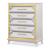 Claire Bedroom Set Gloss Glam Bedroom Furniture with Gold LED Panels & Mirrored Accents