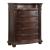 Cavalier Leatherette/Wood/Wood Veneer Tufted Sleigh Bedroom Set