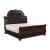 Cavalier Leatherette/Wood/Wood Veneer Tufted Sleigh Bed, Queen Size