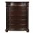 Cavalier Leatherette/Wood/Wood Veneer Tufted Sleigh Bedroom Set