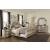 Cavalier Leatherette/Wood/Wood Veneer Tufted Sleigh Bed, California King Size