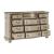 Cavalier Marble/Wood/Wood Veneer Dresser