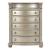Cavalier Leatherette/Wood/Wood Veneer Tufted Sleigh Bedroom Set