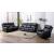 Safari Black Power Motion Reclining Living Room Set