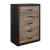 Miter Wood/Wood Veneer Chest