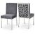 Opal Velvet Dining Chair with Chrome Stainless Steel Base