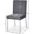 Opal Velvet Dining Chair with Chrome Stainless Steel Base