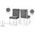 Opal Velvet Dining Chair with Chrome Stainless Steel Base