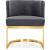 Gianna Velvet Dining Chair with Stainless Steel Base