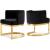 Gianna Velvet Dining Chair with Stainless Steel Base