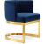Gianna Velvet Dining Chair with Stainless Steel Base