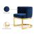 Gianna Velvet Dining Chair with Stainless Steel Base