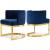 Gianna Velvet Dining Chair with Stainless Steel Base