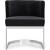 Gianna Velvet Dining Chair with Chrome Stainless Steel Base