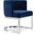 Gianna Velvet Dining Chair with Chrome Stainless Steel Base