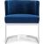 Gianna Velvet Dining Chair with Stainless Steel Base