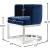 Gianna Velvet Dining Chair with Chrome Stainless Steel Base