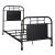 Vintage Twin Size Metal Bed Set with Trundle