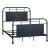 Vintage Series Full Size Metal Bed - Distressed Navy