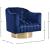 Farrah Velvet Chair with Swivel Base
