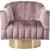 Farrah Velvet Chair with Swivel Base