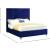 Candace Velvet King Size Bed