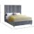 Candace Velvet King Size Bed