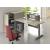 Ergonomic Master MFC Rectangular Office Desk w/Manual Height Adjustment