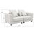 Apollo Luxury Linen Modular Loveseat Sofa