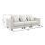 Apollo Luxury Linen Modular 3-Piece Sofa Set