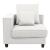 Apollo Luxury Linen Left Arm Sofa Chair