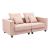 Apollo Luxury Linen Modular Loveseat Sofa