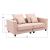 Apollo Luxury Linen Modular Loveseat Sofa
