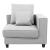Apollo Luxury Linen Modular L-Shape 4-Piece Sectional Sofa Set