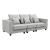 Apollo Luxury Linen Modular 3-Piece Sofa Set