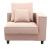 Apollo Luxury Linen Modular L-Shape 5-Piece Sectional Sofa Set with Ottoman