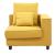 Apollo Luxury Linen Modular L-Shape 4-Piece Sectional Sofa Set